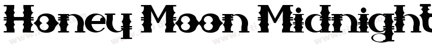 Honey Moon Midnight字体转换